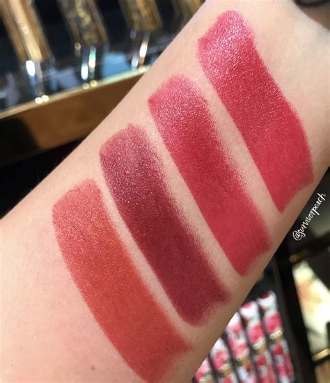 dolce gabbana lipstick swatches